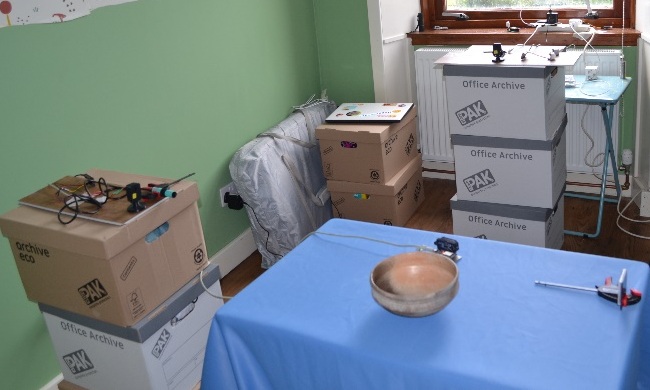 Experimental setup general view